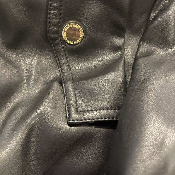 Faux Leather Mini Skirt by Marc New York -Size Medium - Picture 4 of 7